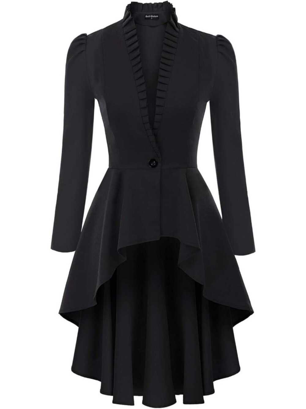 Gothic Steampunk Long Jacket Women’s Vintage Pirate Coat, Unique Fashion